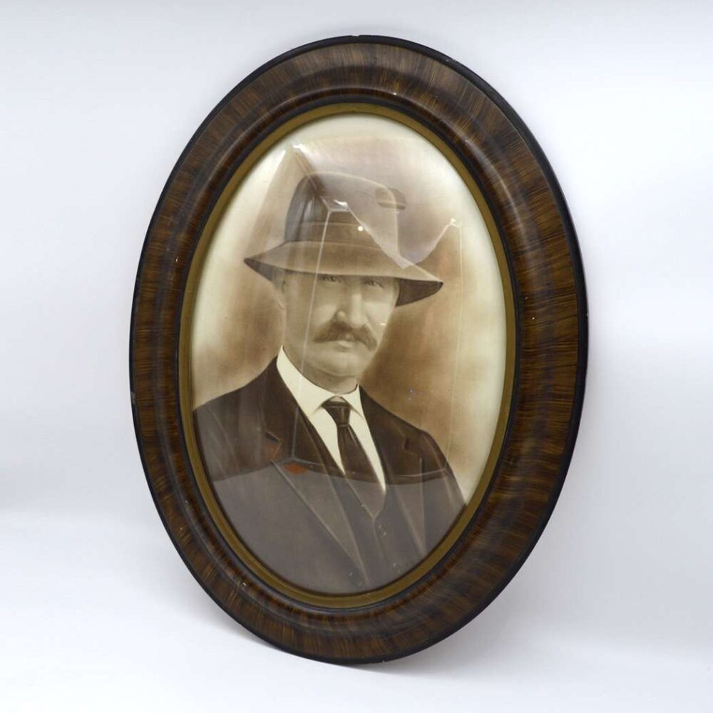 Bubble Glass Photo Frame | Man